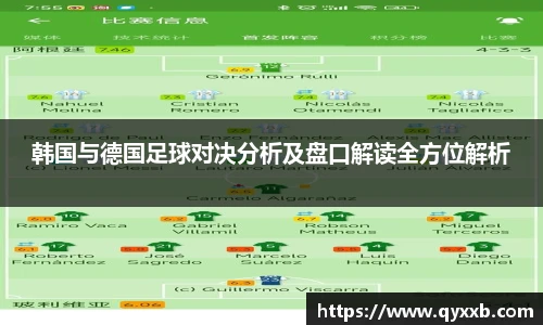韩国与德国足球对决分析及盘口解读全方位解析
